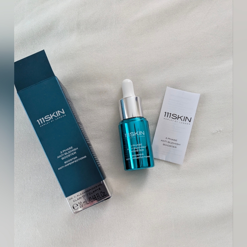 NWT 111SKIN Anti-Blemish Booster - Blue